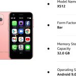 Global Version Soyes XS12 Mini 4G Smartphone 3.0 Inch Dual Sim Ultra Thin Unlocked Card Mobile Phone WiFi Bluetooth Hotspot Student Pocket Cellphone (Pink 32GB)